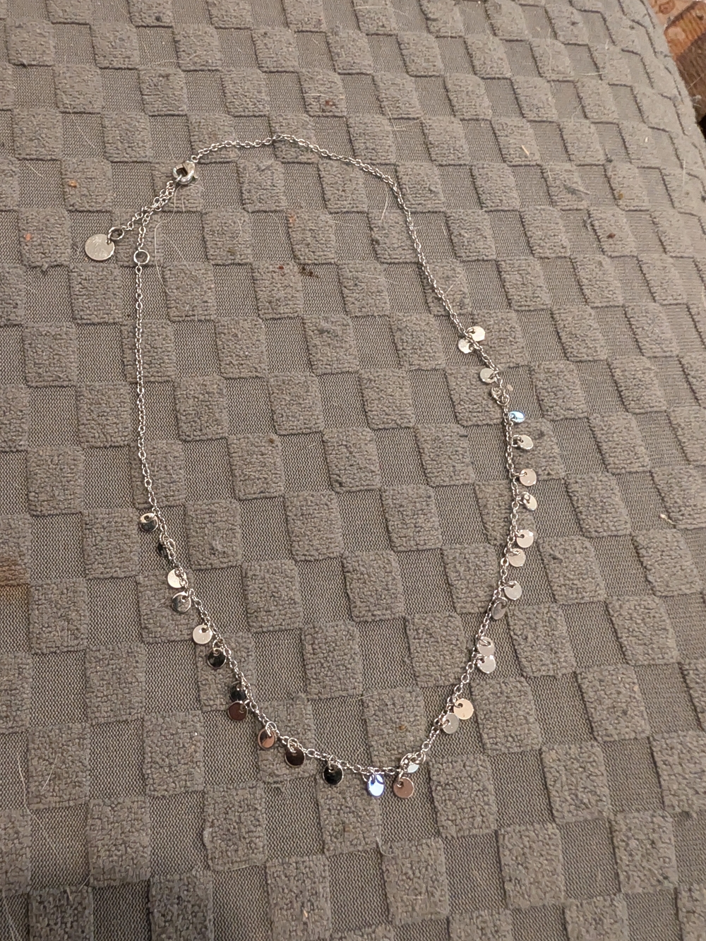 Pura Vida Silver Disc Charm Necklace
